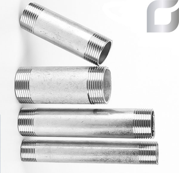 Vật liệu ống tiện ren inox hai đầu 