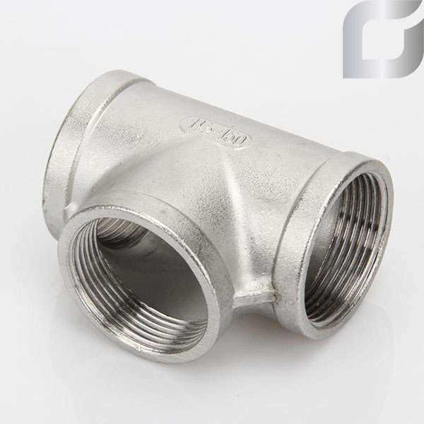 tê ren inox