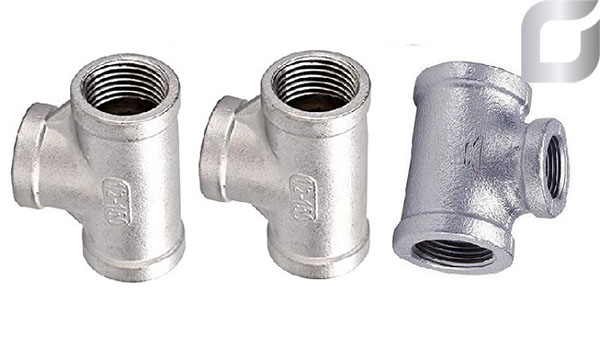 tê ren inox
