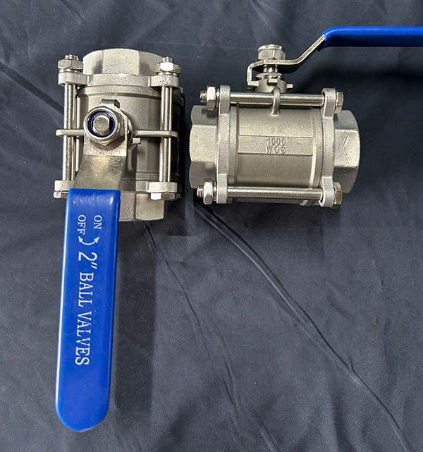 giá van bi inox ren 3PC
