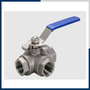 Van bi ren 3 ngả inox có tán