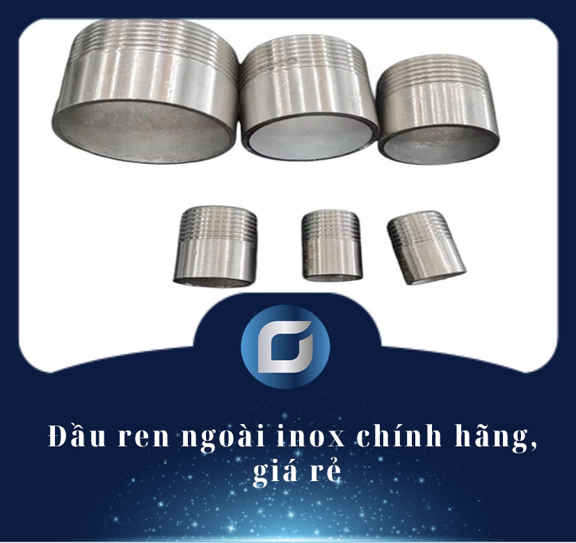 đầu ren ngoài inox
