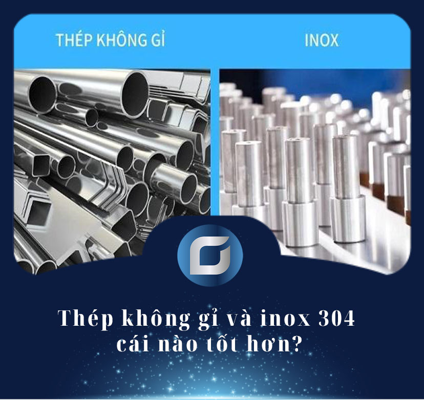 thép không gỉ và inox 304