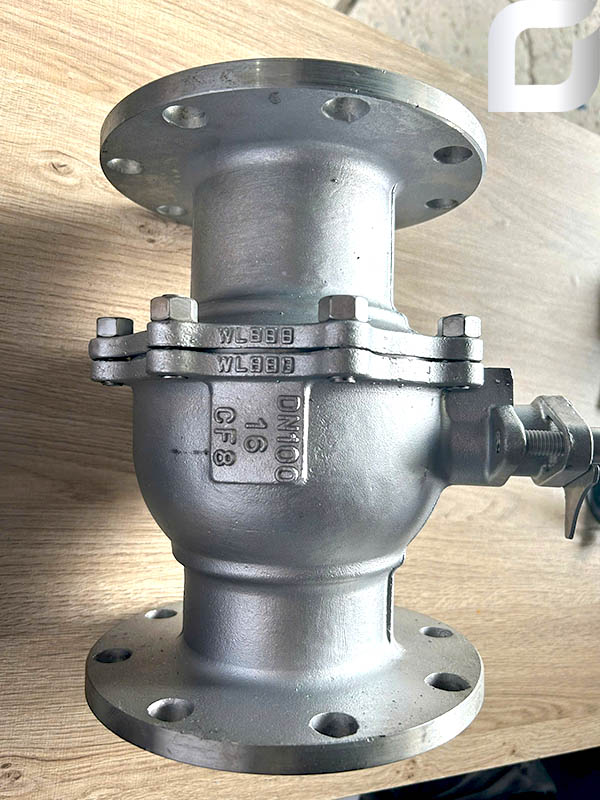 van mặt bích dn100 chính hãng