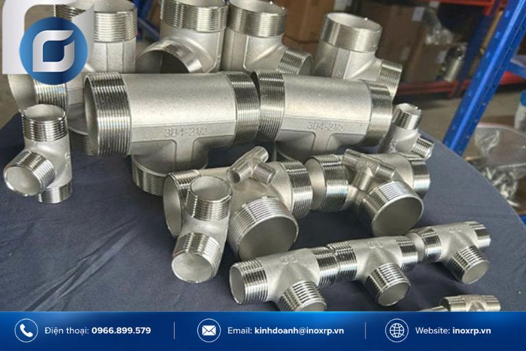 Các bộ phận chính của tê ren ngoài inox