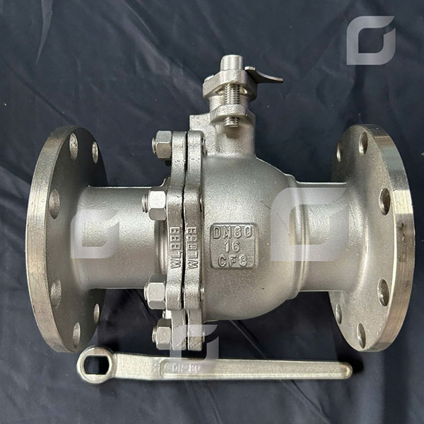 giá van mặt bích dn50