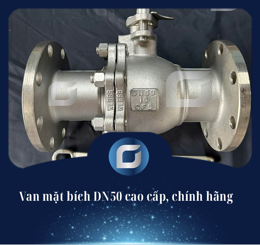 van mặt bích dn50